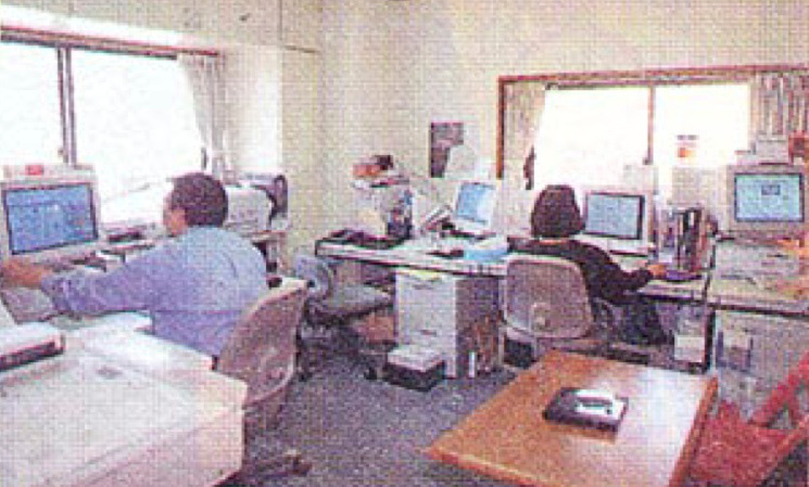 1995年、創業当初のペンシル