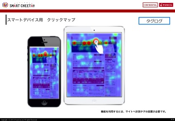 スマートデバイス用クリックマップ