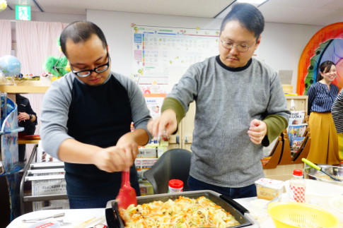 味付けはなんとなくだけど・・任せて！