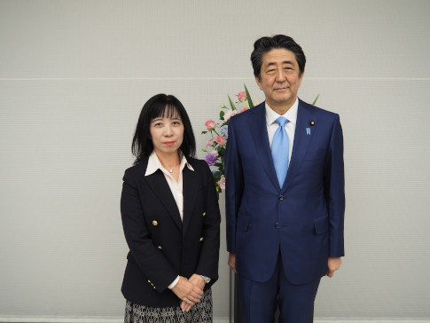 安倍総理と平川佳代子