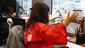 全体朝礼お祭りver.